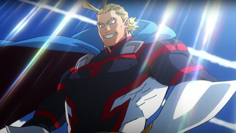 All Might in superhero costume