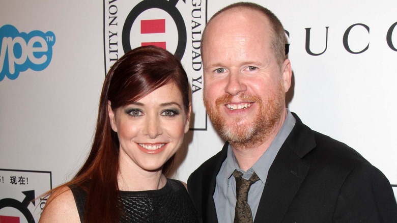 Alyson Hannigan and Joss Whedon