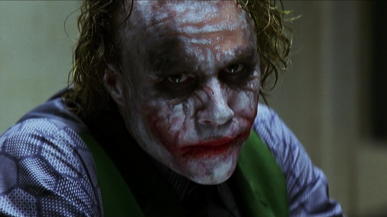 The Joker in interrogation room