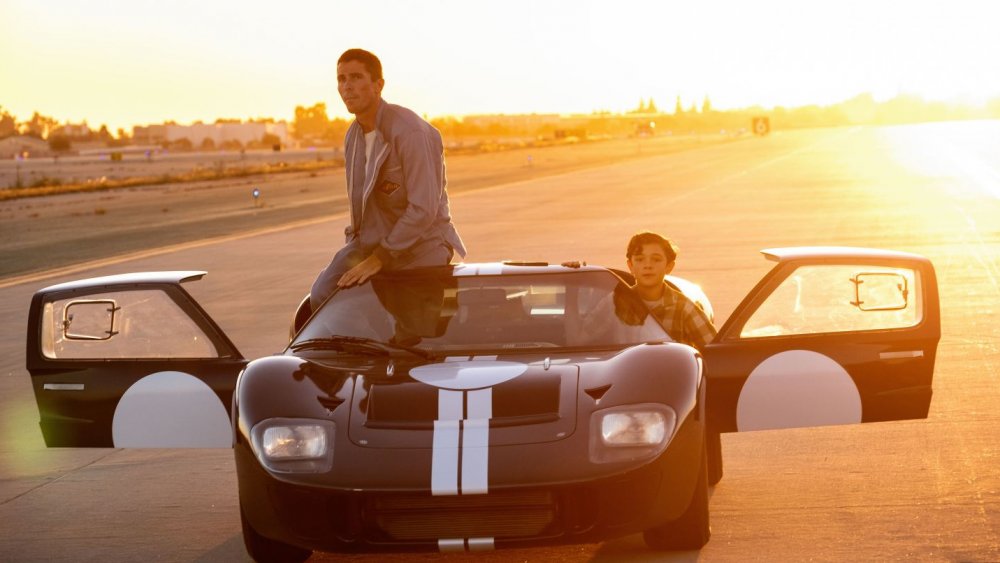 Christian Bale and Noah Jupe in Ford v Ferrari