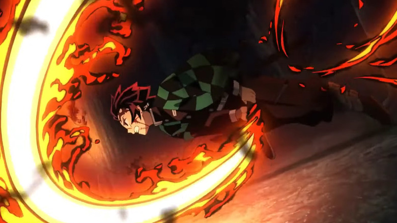 Demon Slayer Tanjiro Fire Breathing