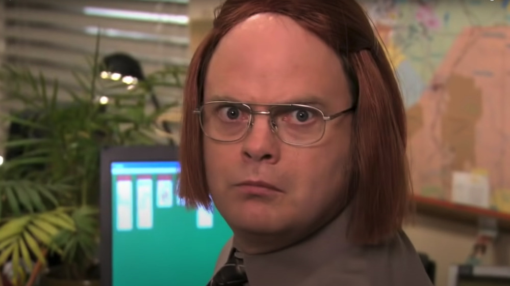 Dwight with full wig