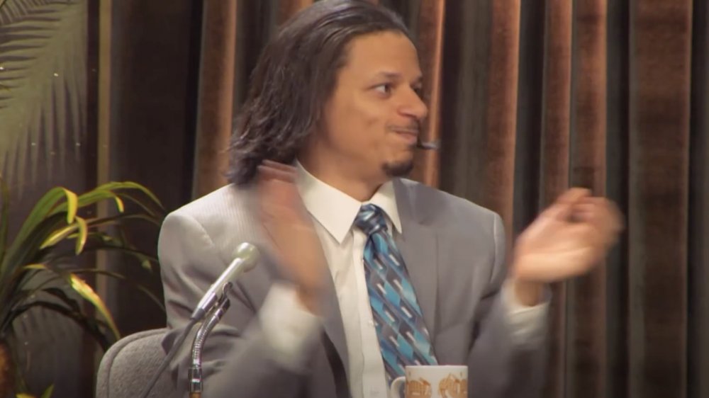 Eric Andre during the Lauren Conrad interview