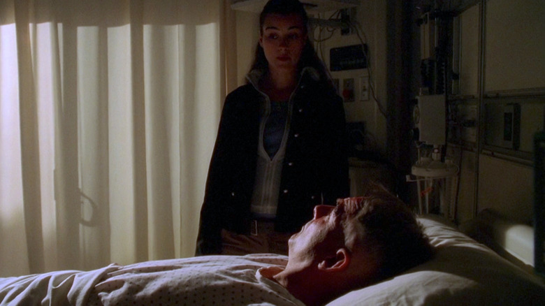 Ziva talking to Gibbs on NCIS