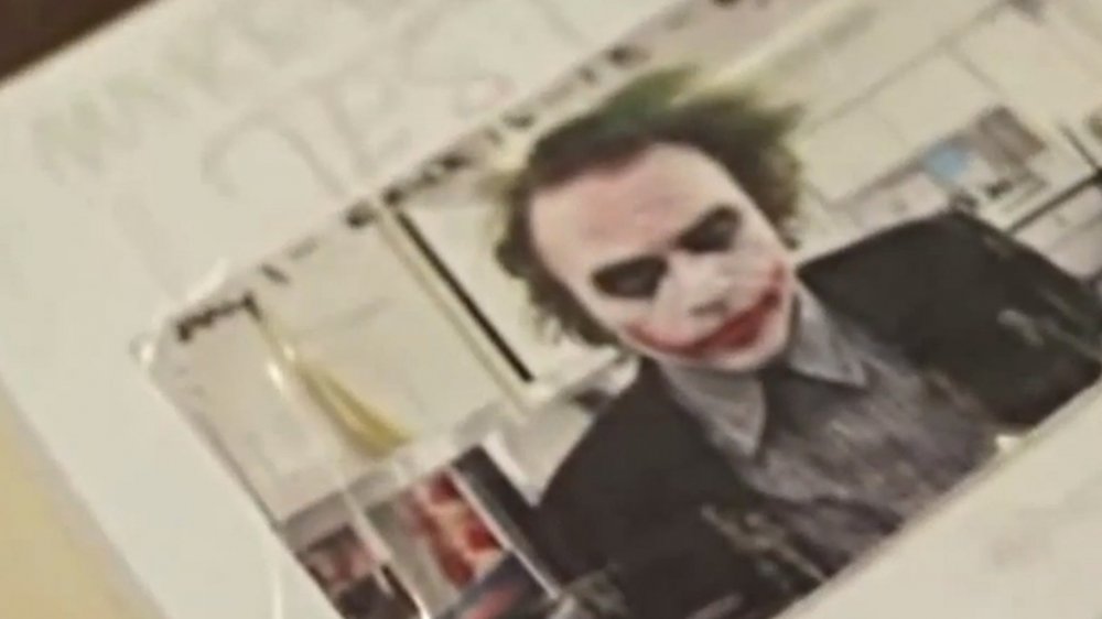 Heath Ledger as The Joker in his diary from Too Young to Die: Heath Ledger