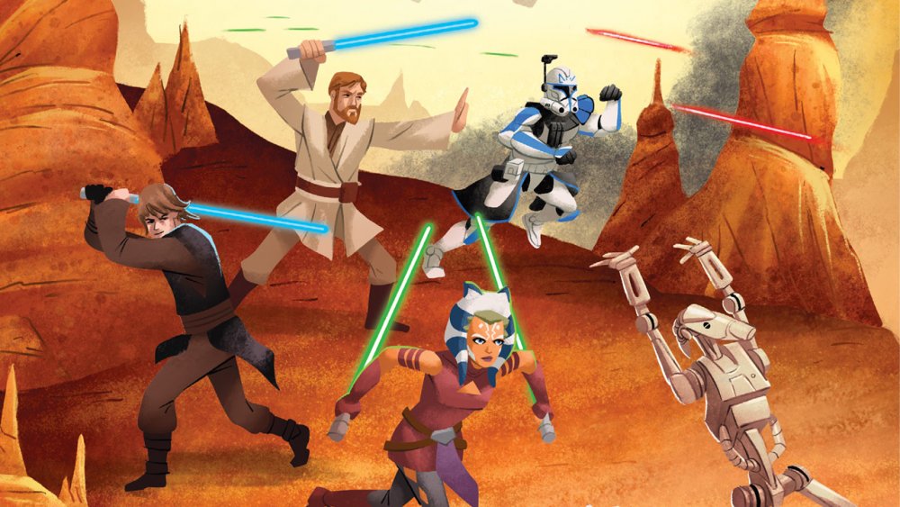 Artwork from Ashley Eckstein's children's book I Am a Padawan