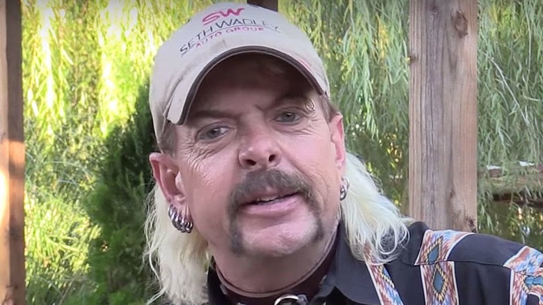 Joe Exotic looking bemused