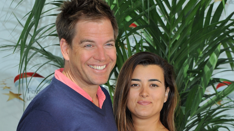 Michael Weatherly and Cote de Pablo at event