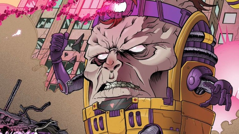 The villainous MODOK appears frequently in Marvel comics