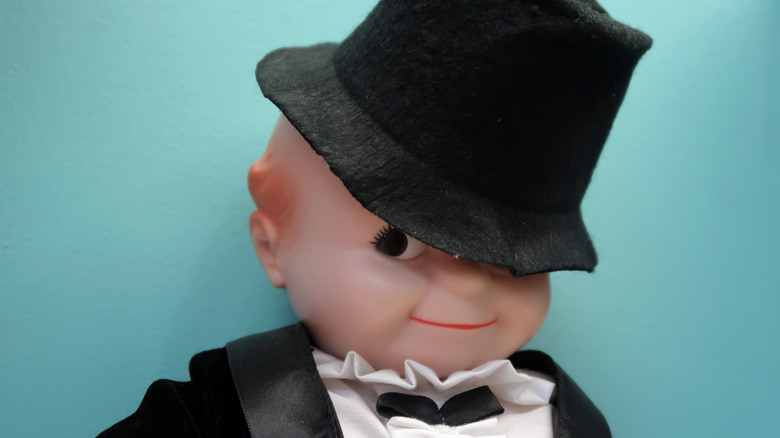 Doll in tux and top hat