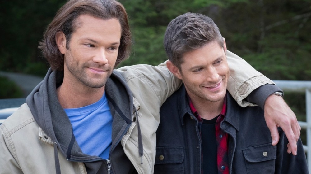 Sam and Dean happy