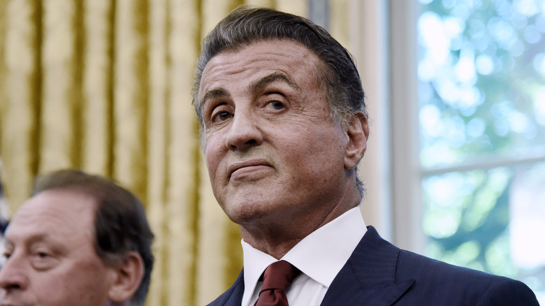 Sylvester Stallone in the Oval Office