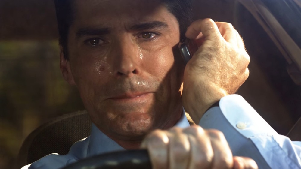 Hotch crying phone