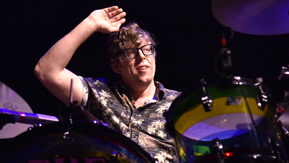 Patrick Carney waving