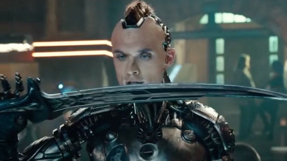 Ed Skrein as Zapan in Alita: Battle Angel