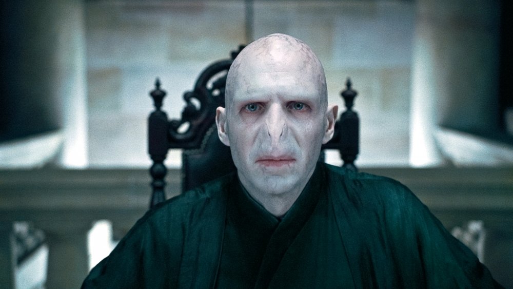 Ralph Fiennes as Voldemort in Harry Potter