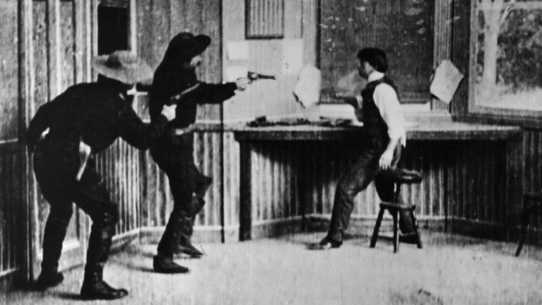 Scene from The Great Train Robbery