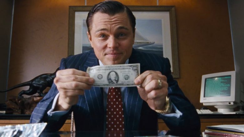 Leonardo DiCaprio in Wolf of Wall Street