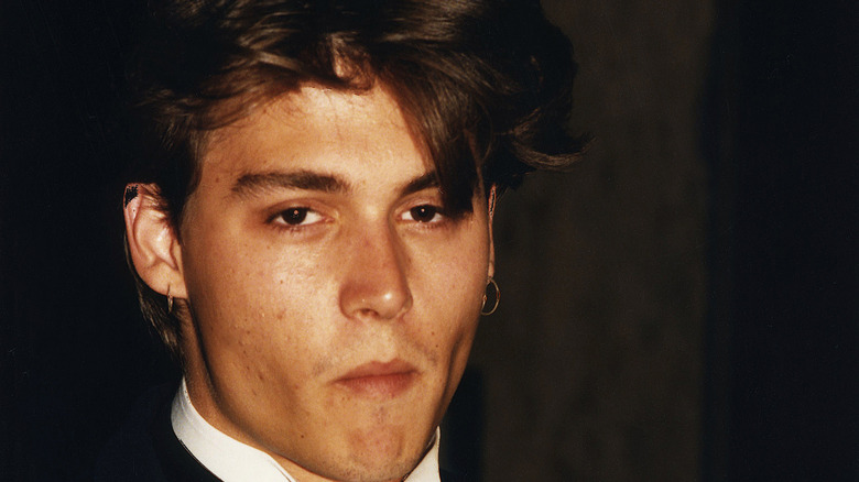 Young Depp's pretty face