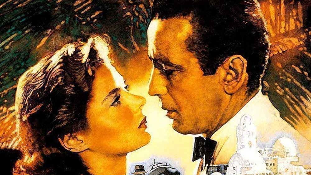 Humphrey Bogart as Rick and Ingrid Bergman as Ilsa in Casablanca