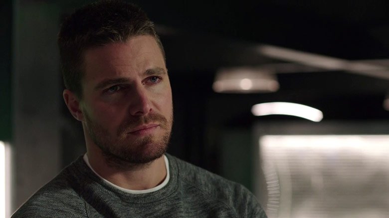 Stephen Amell as Oliver Queen on CW's Arrow