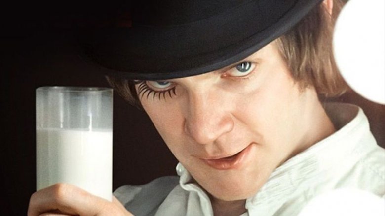 Malcolm McDowell in A Clockwork Orange