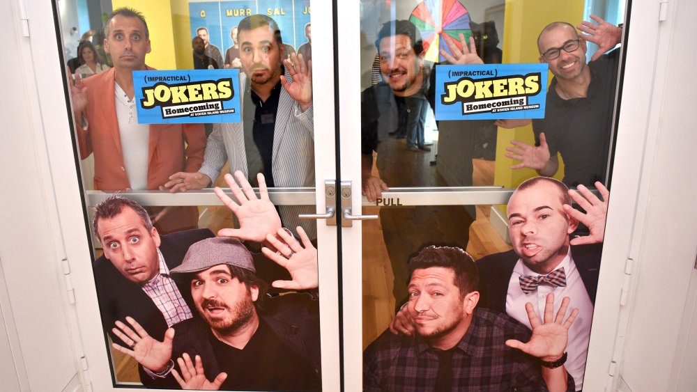 The cast of Impractical Jokers