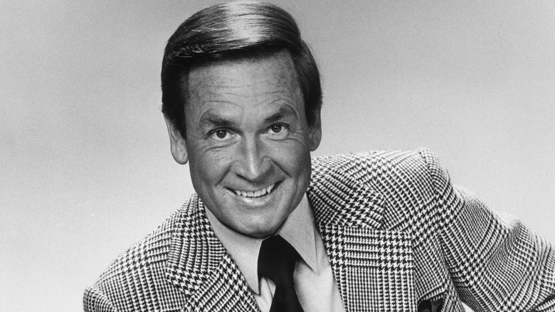 Bob Barker posing in a studio portrait