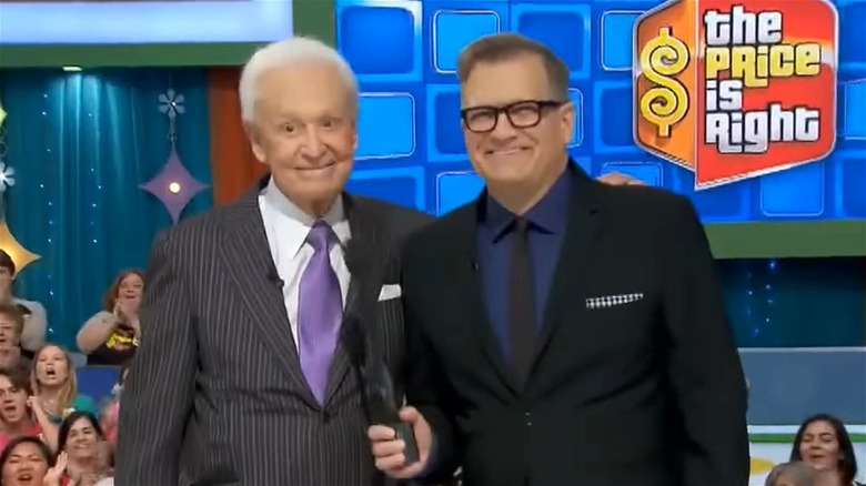 Bob Barker and Drew Carey smiling