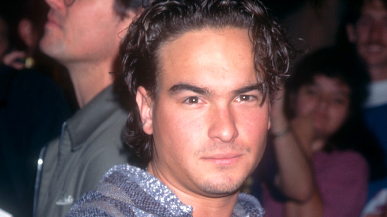 Johnny Galecki with stubble