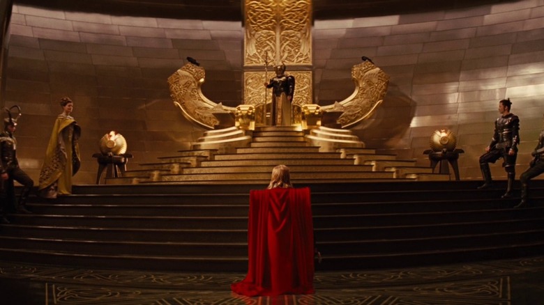 Thor kneeling 