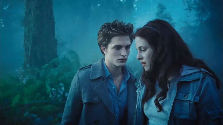 Edward staring