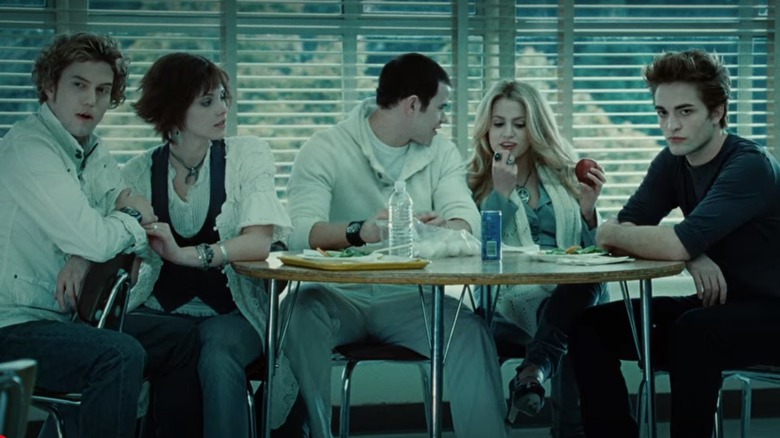 Cullens in the cafeteria