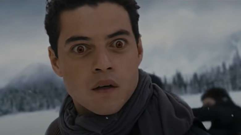 Rami Malek looks shocked