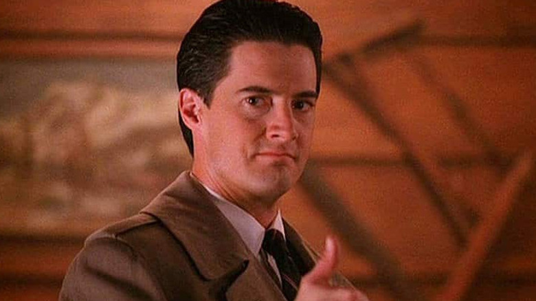 Agent Dale Cooper gives a thumbs up Twin Peaks