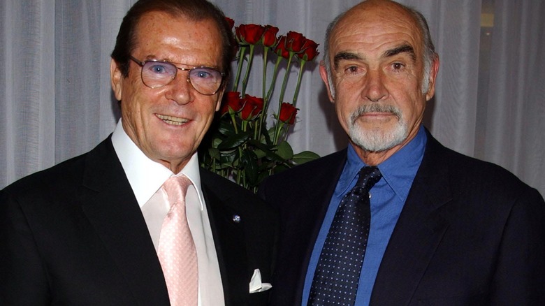 Roger Moore and Sean Connery