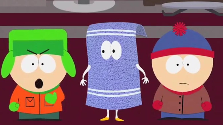 Towelie looking clueless