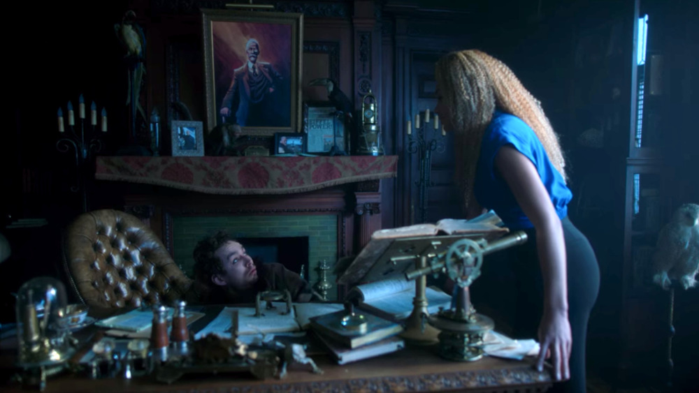 The Monocle's cluttered office in 'The Umbrella Academy'