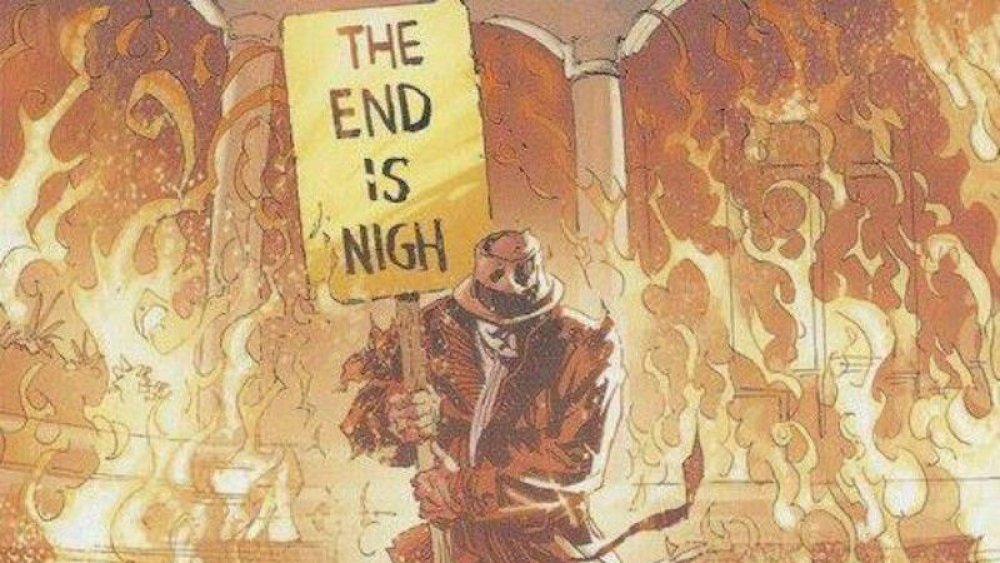 The End is Nigh sign from Watchmen