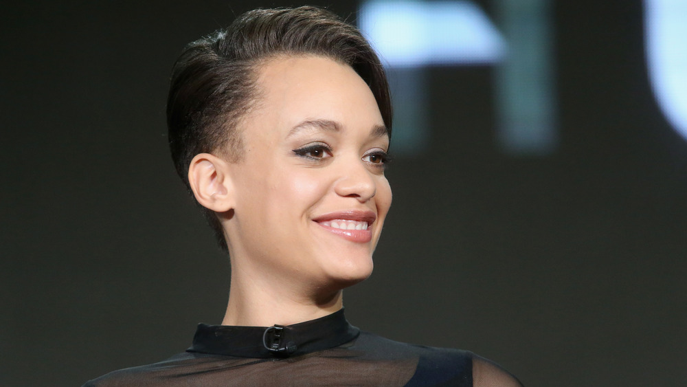 Britne Oldford at panel event