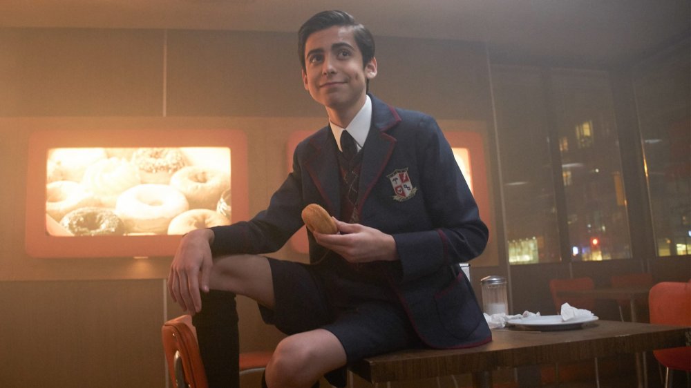 Aidan Gallagher as Number Five on The Umbrella Academy