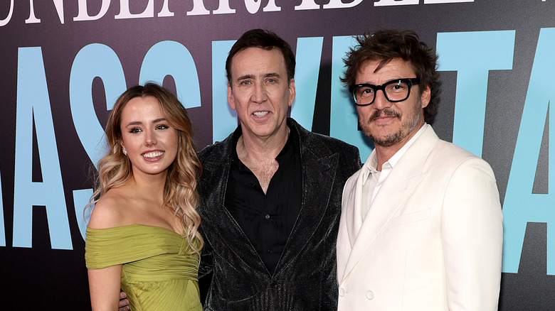 Lily Sheen, Nicolas Cage and Pedro Pascal