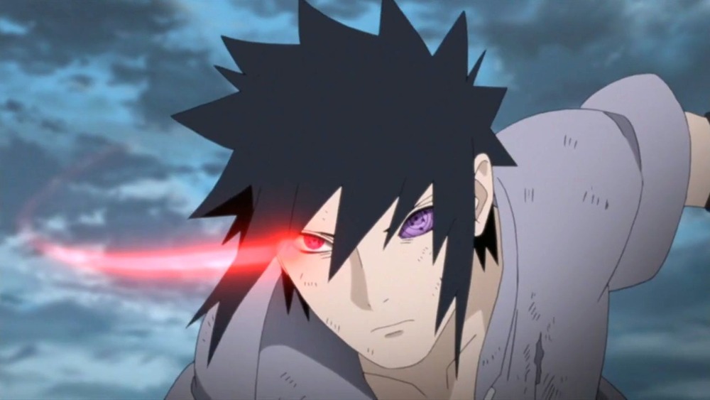 Sasuke using Rinnegan