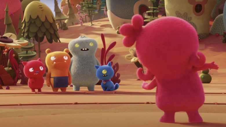 Ugly dolls talking in Uglyville