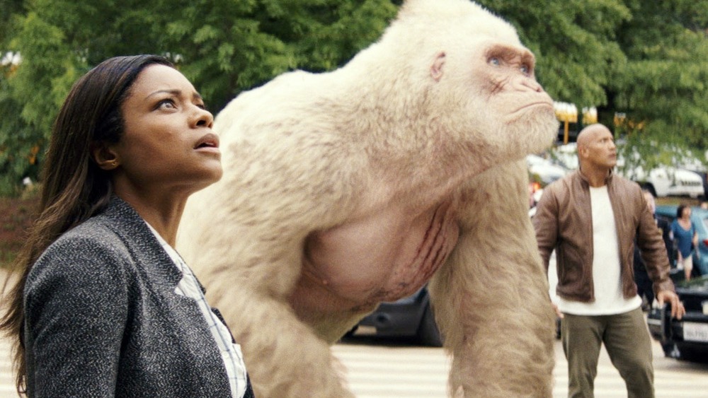 Giant white gorilla