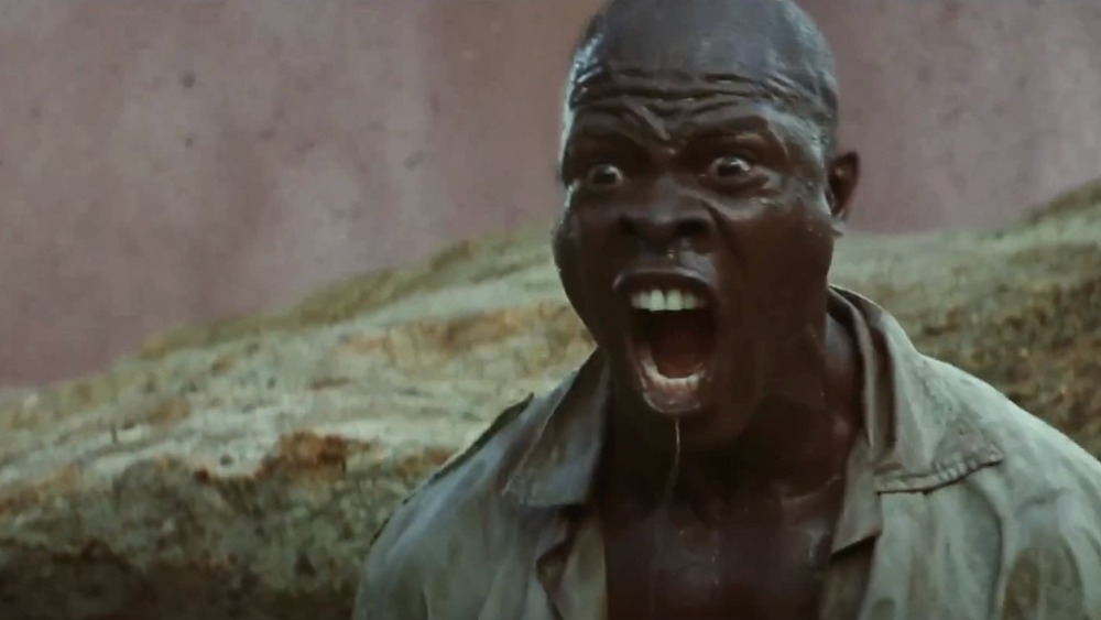 Djimon Hounsou screaming