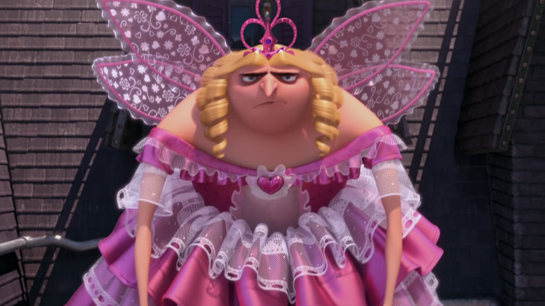 Gru as a princess in Despicable Me 2