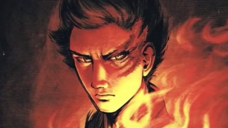 Zuko shrouded in flame