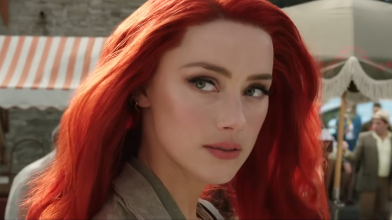 Mera glances to the side