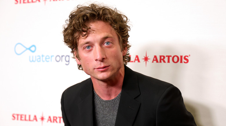 Jeremy Allen White looking into camera